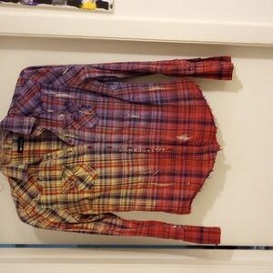Women's Plaid Button down Shirt